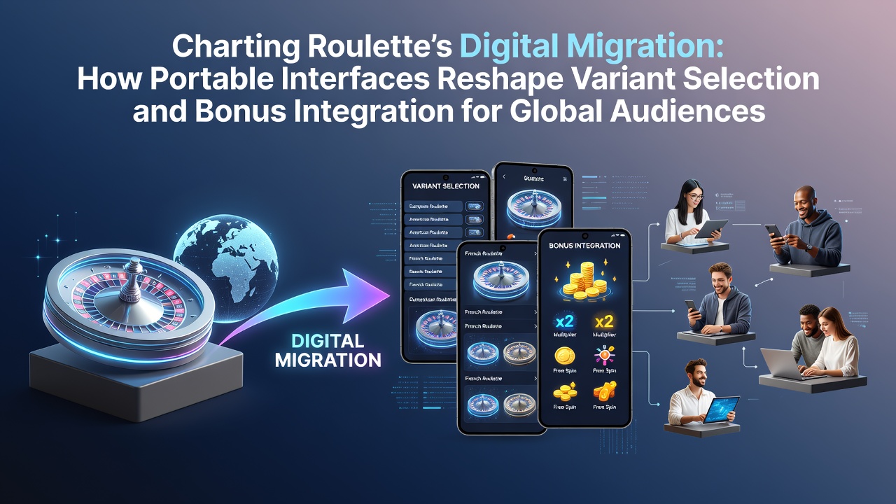 Mobiele roulette interfaces tonen variantselectie en bonusintegratie op draagbare apparaten
