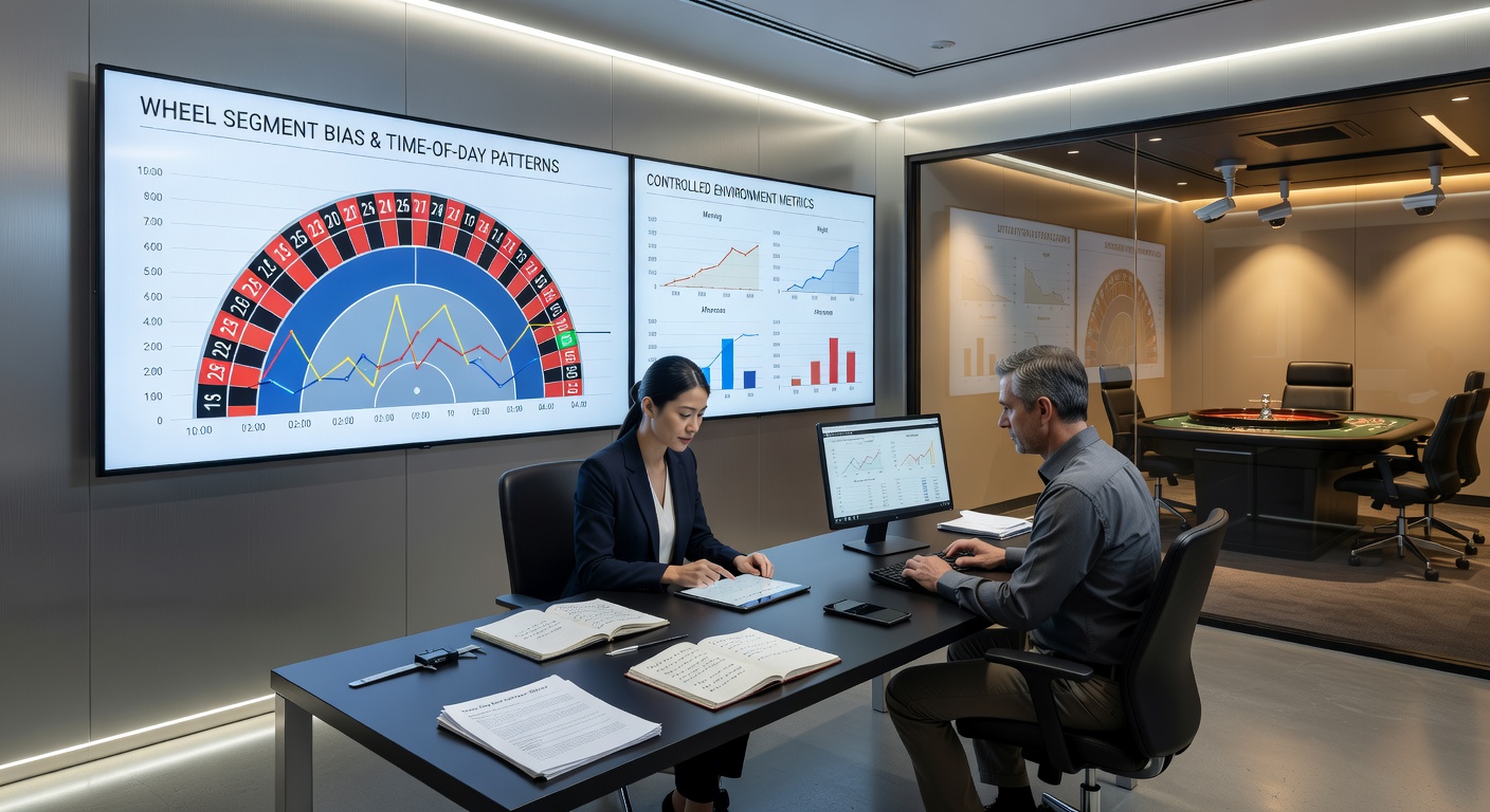 Grafieken van tijdstip patronen en segment biases in casino data