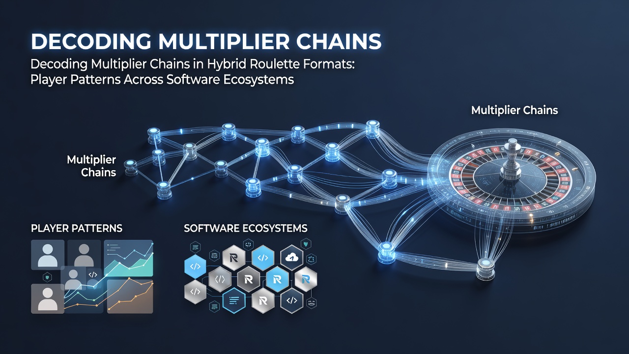Multiplierketens zichtbaar in hybride roulette interfaces met verschillende software providers