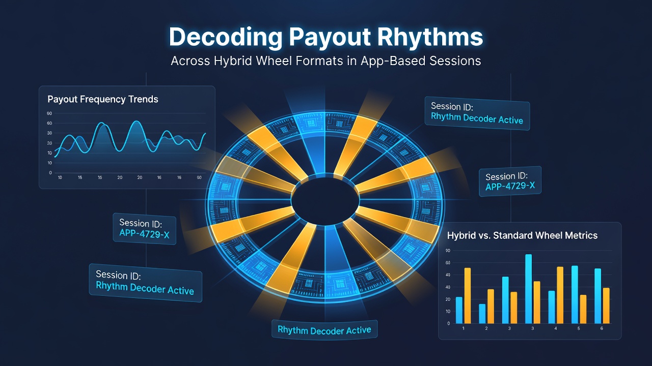 Grafiek van payout ritmes in hybride app sessies
