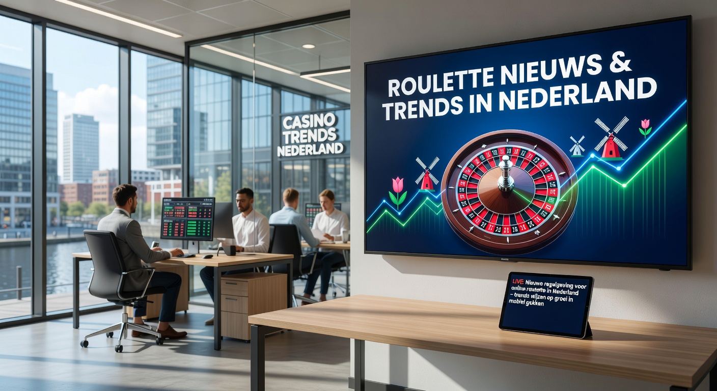 Roulettewiel in een Holland Casino-vestiging met spelers rond de tafel, spotlight op het draaiende wiel