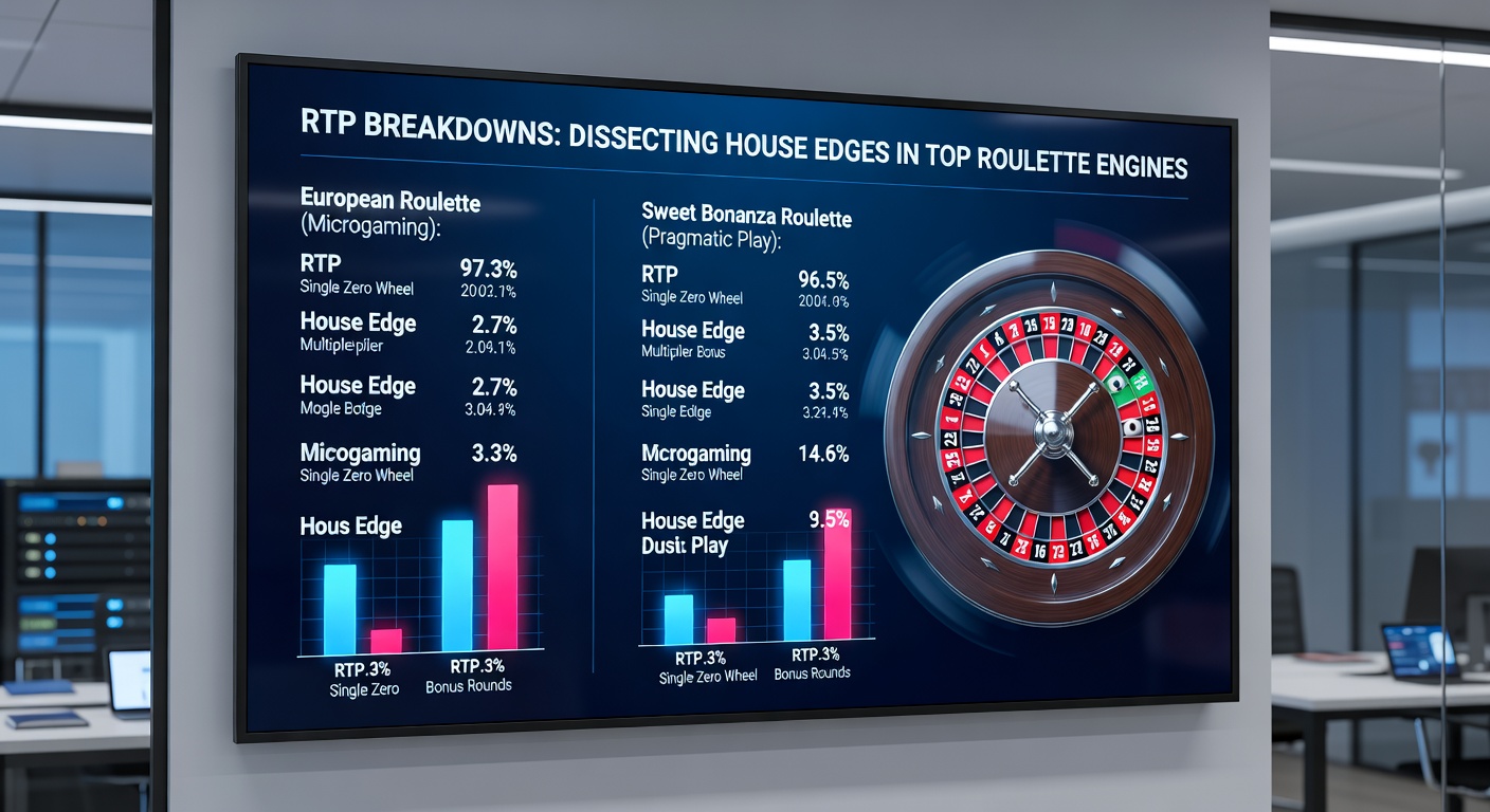 Vergelijkende tabel van house edges in live roulette bij NetEnt en Evolution, met kolommen voor varianten en RTP-percentages