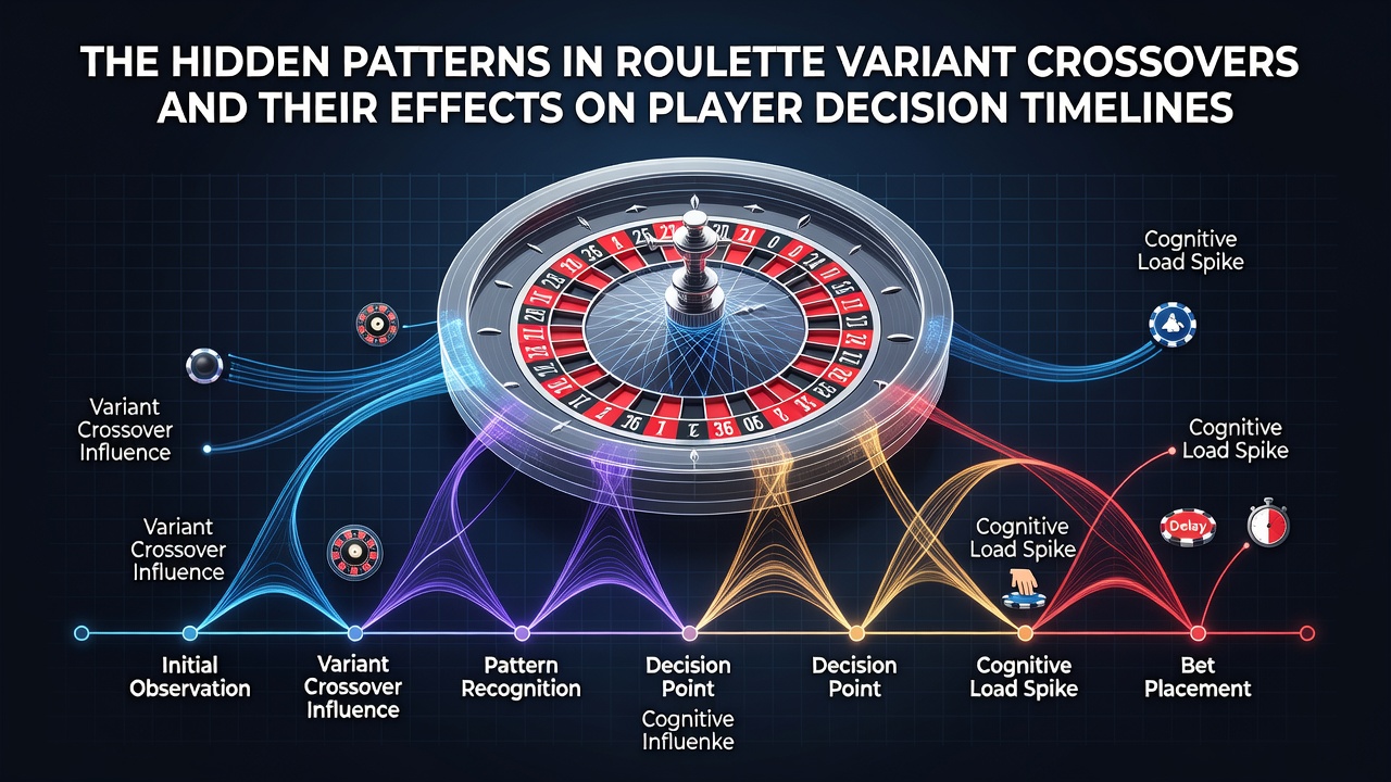 Roulette wiel met overlapping varianten en tijdsindicatoren