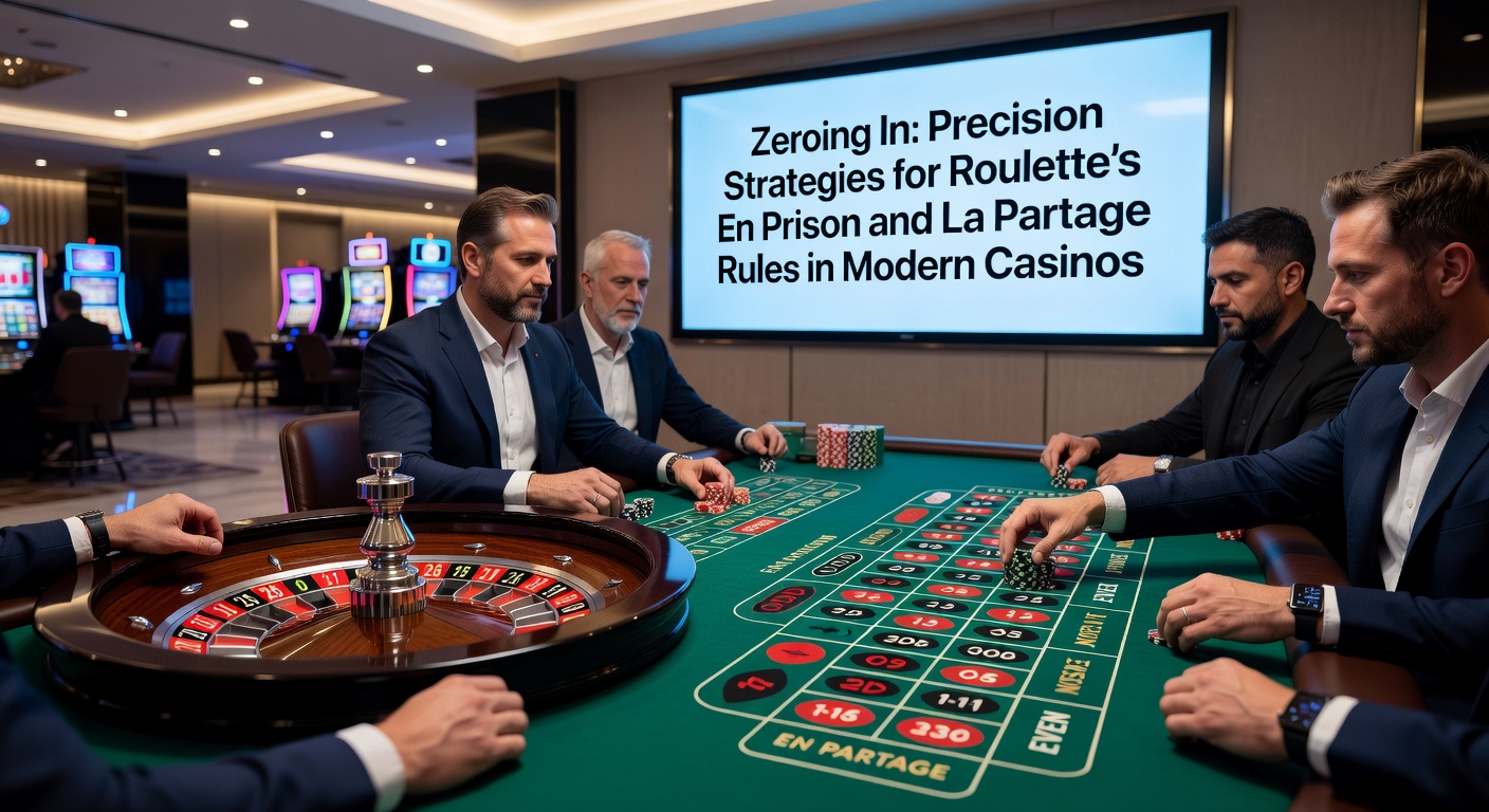 Live dealer bij roulette tafel die En Prison regel uitlegt aan spelers, met close-up op chips en zero uitkomst
